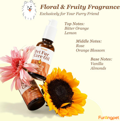 Furongpet™ Pet Leave-In Fur Oil – Shine, Smooth & Reduce Shedding
