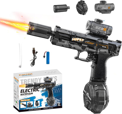 Automatic Electric Water Gun with Muzzle Flash Lights