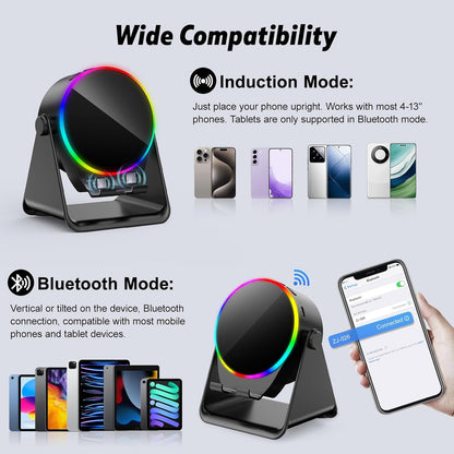 5-in-1 Wireless Bluetooth Speaker with RGB Light