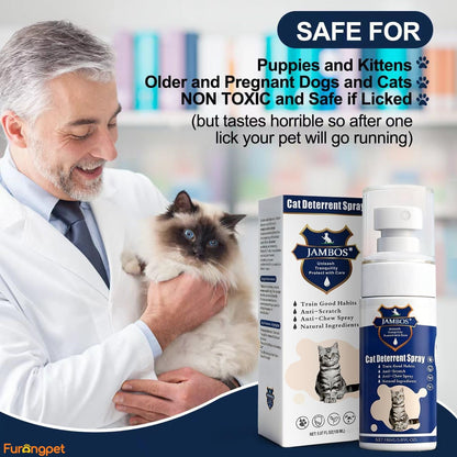 Furongpet™ Cat Training Spray – Stop Scratching, Protect Furniture