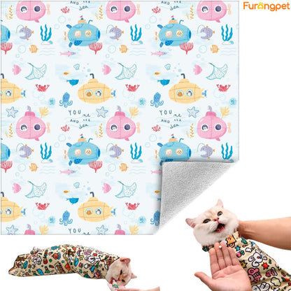 Cat Calming Grooming Wrap Blanket