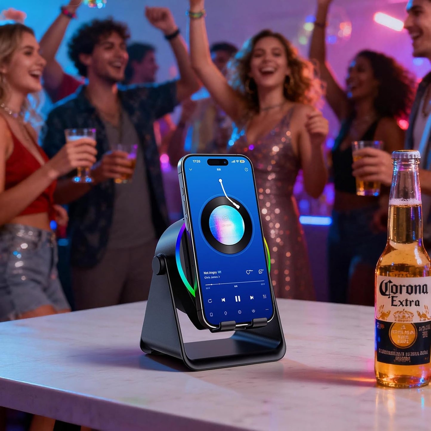 5-in-1 Wireless Bluetooth Speaker with RGB Light