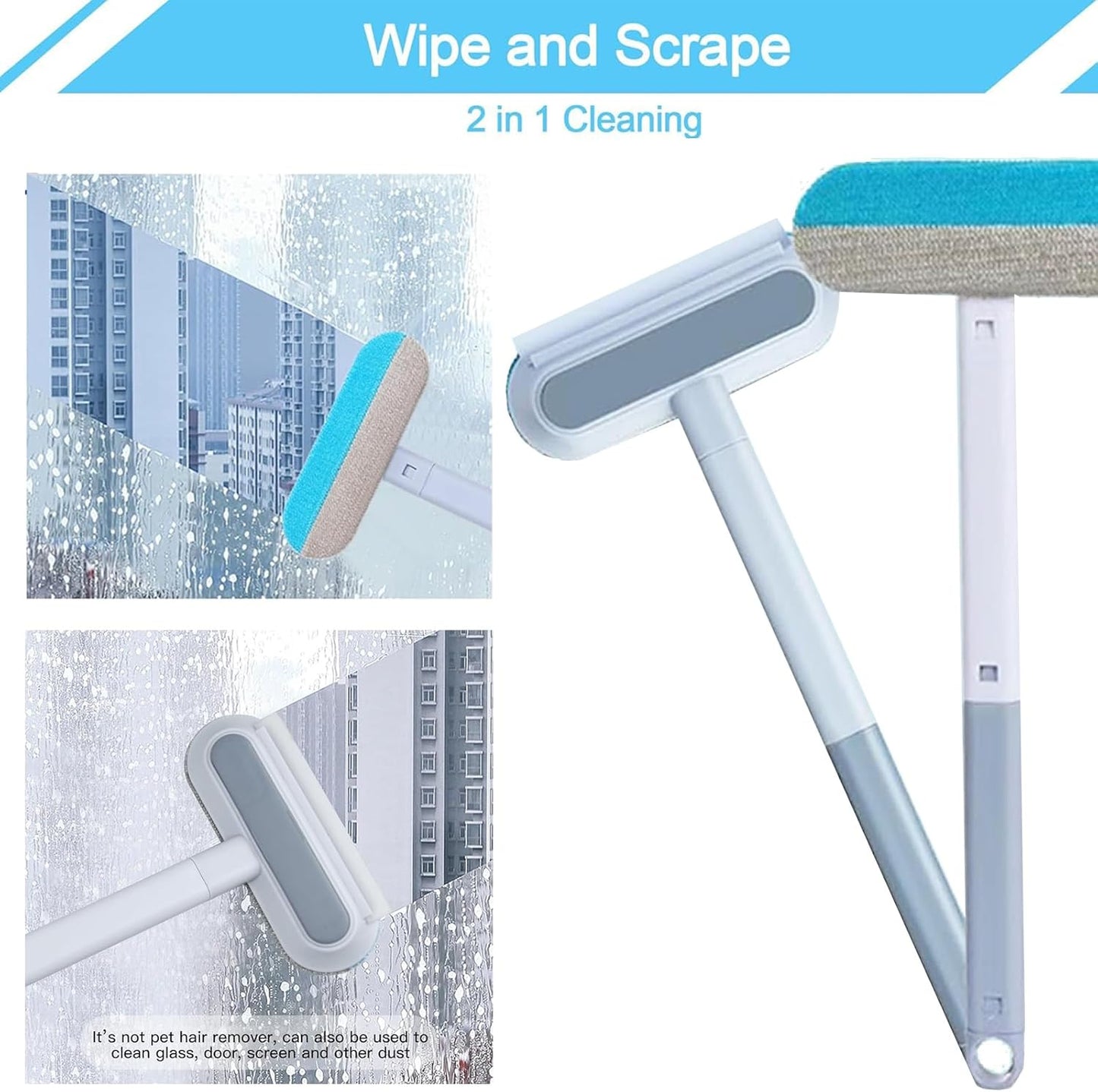 4 in 1 Pet Hair Remover, Reusable