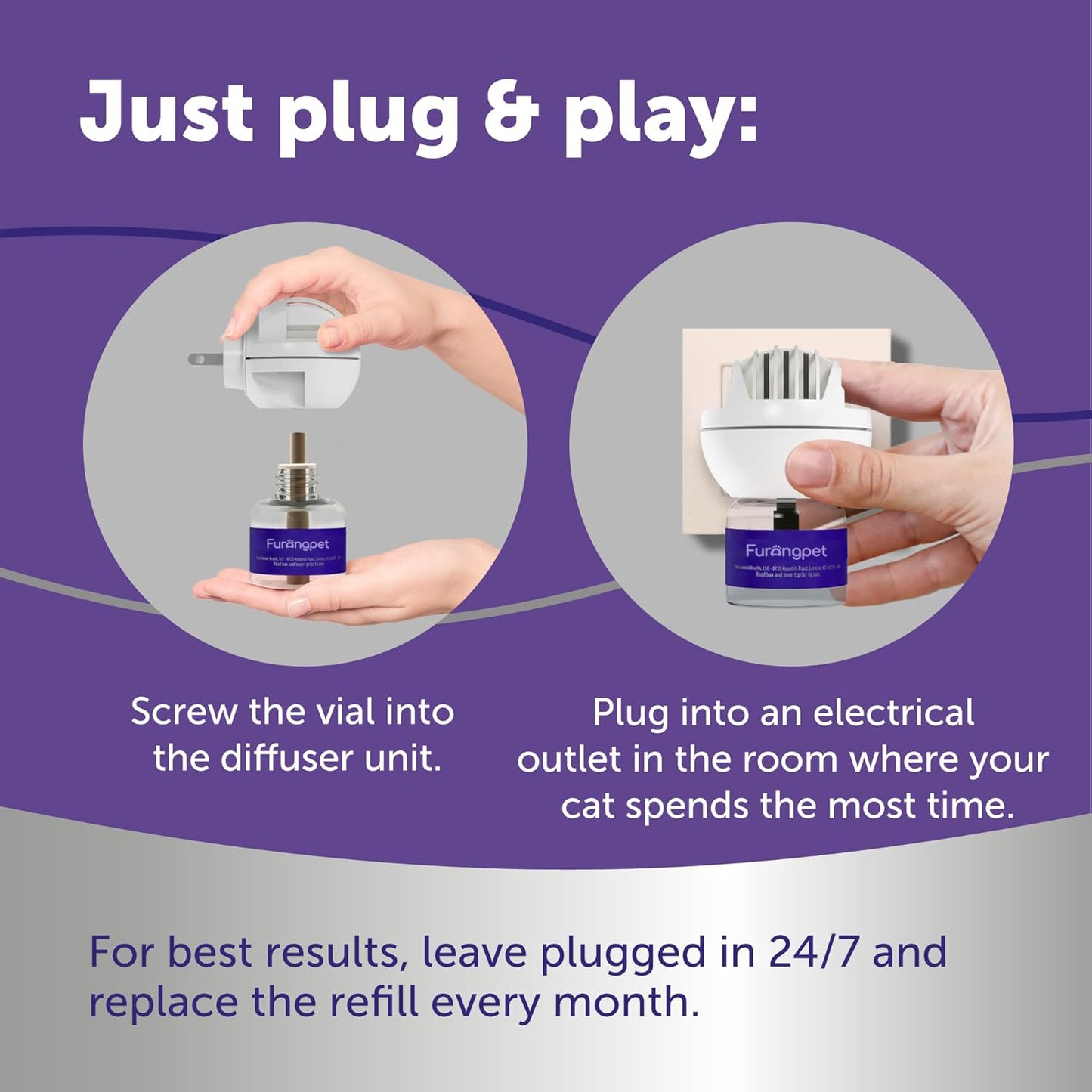Furongpet™ Optimum Cat Calming Refills – 6 Pack Stress Relief Solution