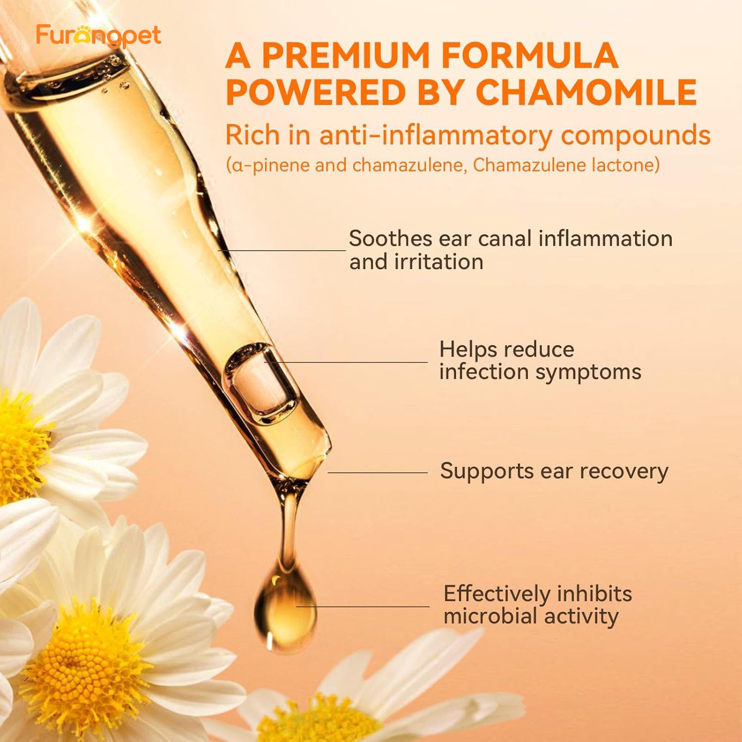 Safe Natural Dog Ear Cleaner for Itching Infection and Odor