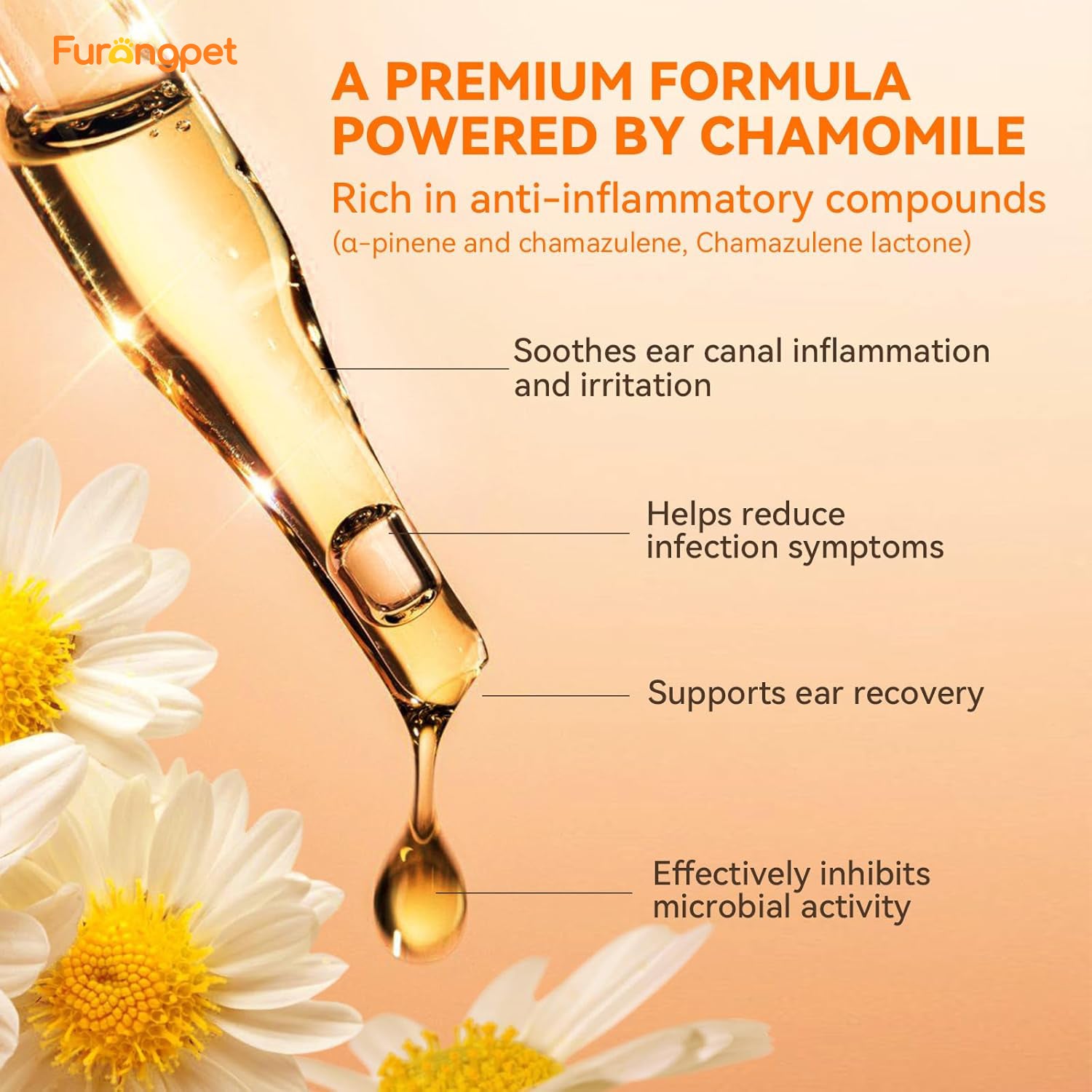 Safe Natural Dog Ear Cleaner for Itching Infection and Odor