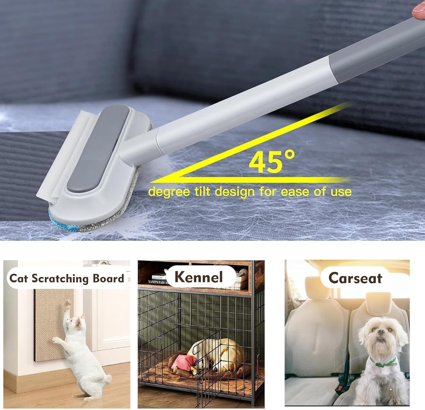 4 in 1 Pet Hair Remover, Reusable