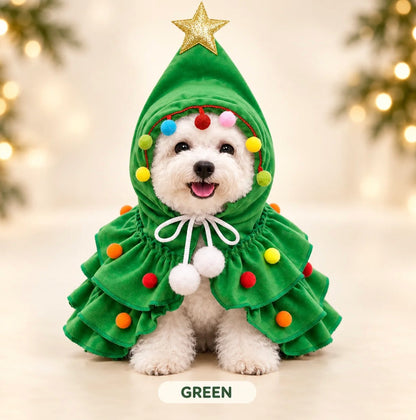 🎄🐶Christmas Tree Pet Costume