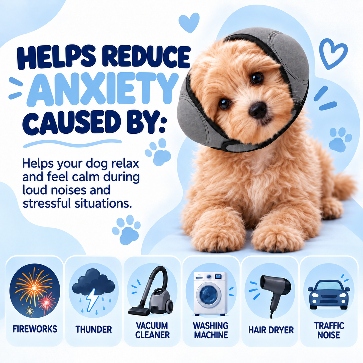 Calming Ear Muffs for Dogs🐶