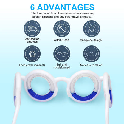Motion Sickness Relief Glasses