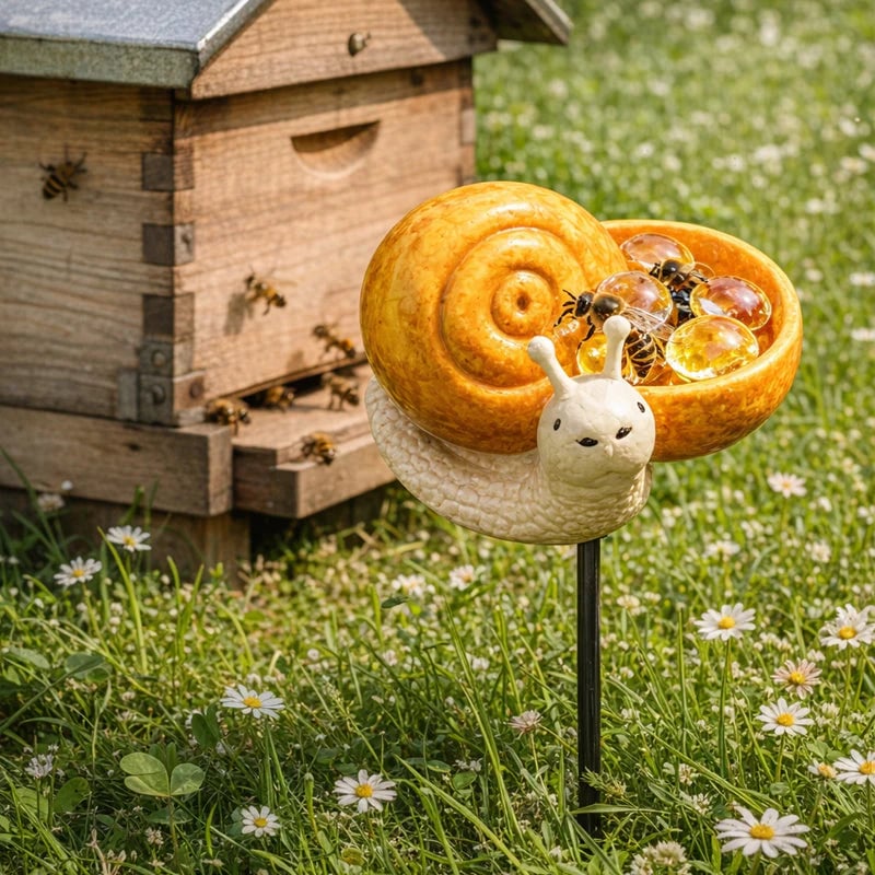 Cute Garden Water Bowl for Bees, Butterflies & Small Wildlife