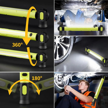 3000LM Cordless Under Hood Work Light Bar for Car Repair & Garage Use