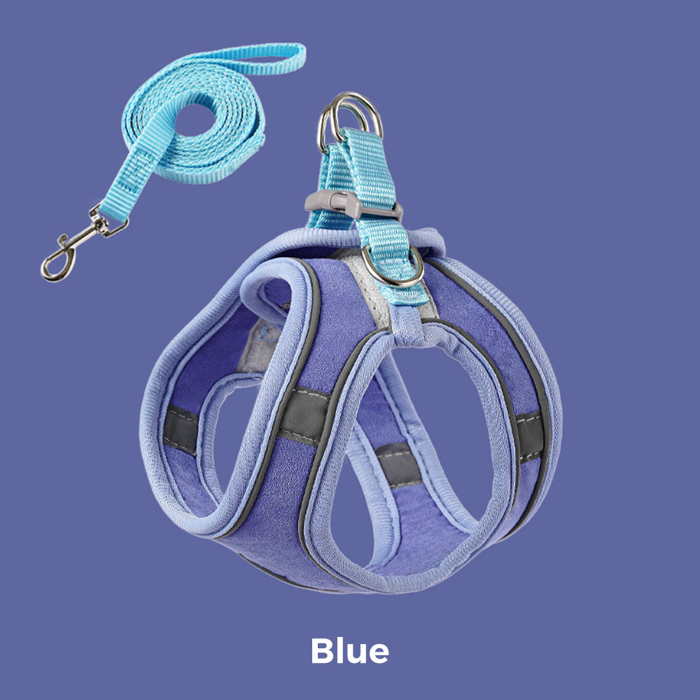 🐱 Escape-Proof Reflective Cat Harness & Leash Set