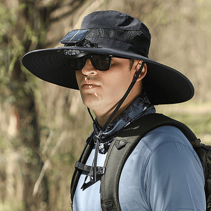 New Ultralight Solar Fan Sun Hat – Lighter Than a Baseball!