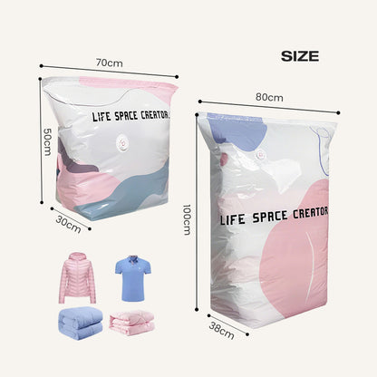 No-Pump Vacuum Storage Bags