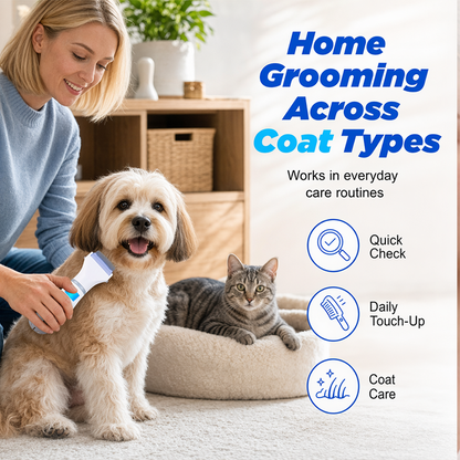 Electric Flea Comb for Pets – USB Rechargeable
