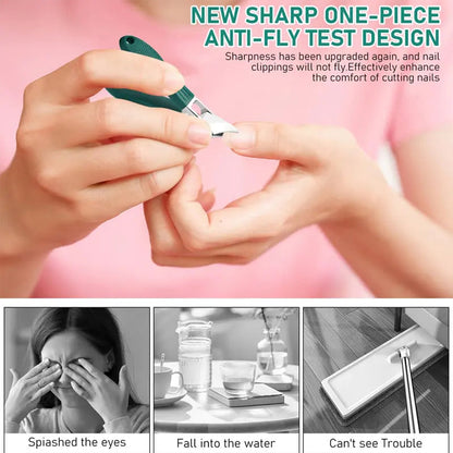 Wide Jaw Nail Clippers for Thick & Ingrown Nails