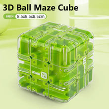 3D Maze Puzzle Cube Challenge