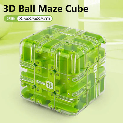 3D Maze Puzzle Cube Challenge