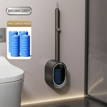 All-in-One Disposable Toilet Brush Set + 32 Extra Refill Heads Included 🧽