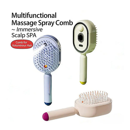✨ Electric Spray Air Cushion Massage Hair Comb