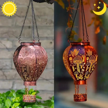 🌞 Solar Hot Air Balloon Garden Lantern