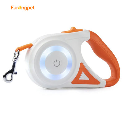 Automatisk LED-Hundkoppel med Ficklampa（196 in）