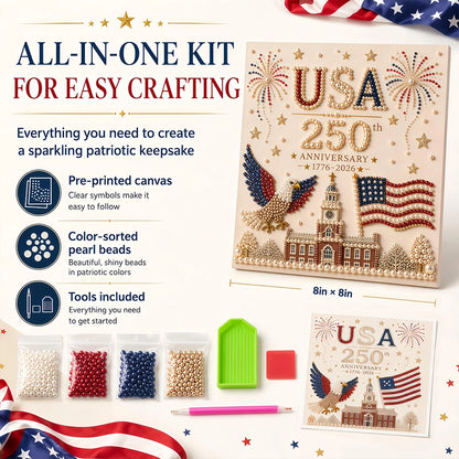 USA 250th Anniversary DIY Pearl Painting Kit