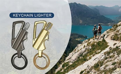 Multitool Keychain: Permanent Match Infinity Lighter & Bottle Opener
