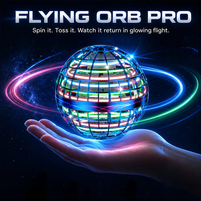 🔥LED Flying Orb – Toss, Hover, Return