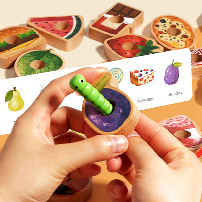 Montessori Caterpillar Lacing Toy