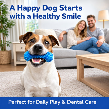🐶 Adjustable Dog Tooth Cleaning Chew Stick – Durable Rubber Dental Toy for Easy Oral Care