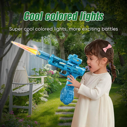 Automatic Electric Water Gun with Muzzle Flash Lights