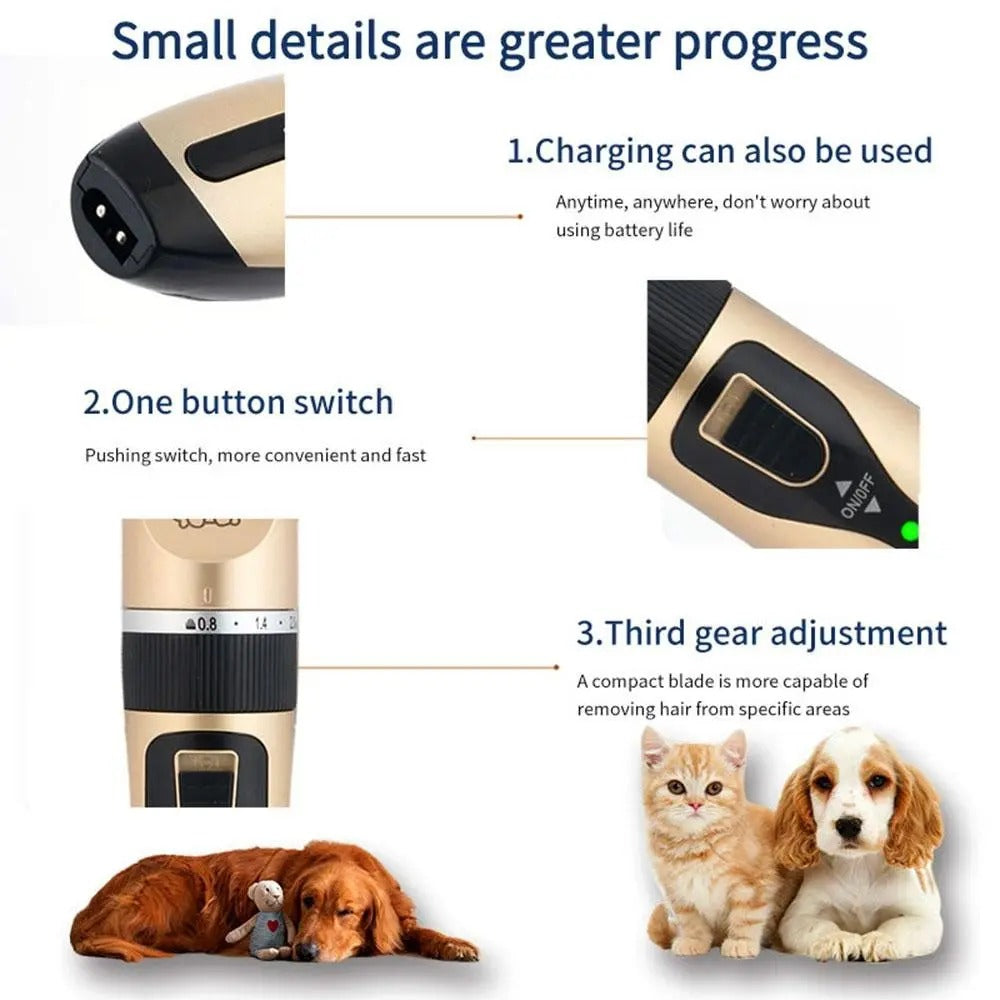 Pet Electric Hair Clipper for Cats and Dogs
