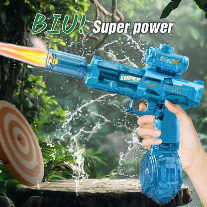 Automatic Electric Water Gun with Muzzle Flash Lights