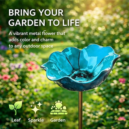Furongpet™ Handmade Metal Flower Garden Stake Beautiful Outdoor Decor That Never Fades