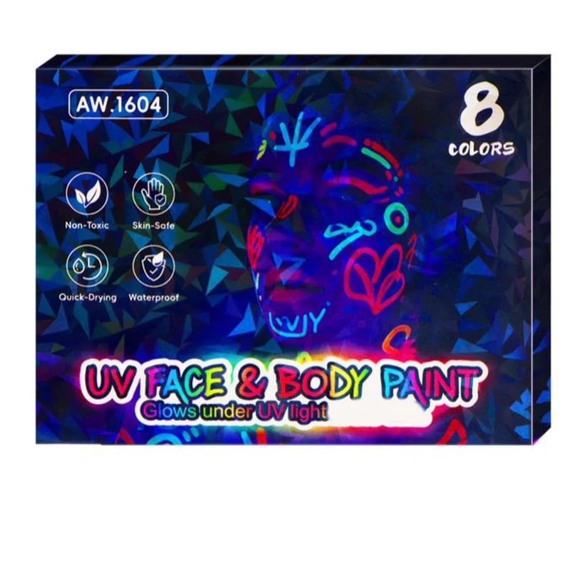Light-Up Face and Body Art Marker Set