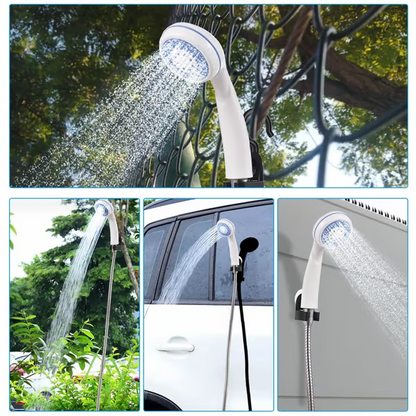 Camping Essentials – Portable Camping Shower with Water Pump