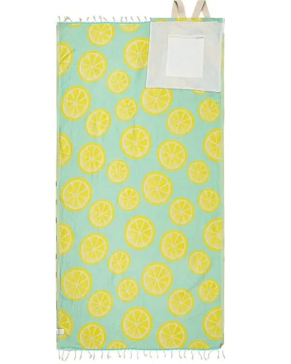 2-in-1 Sand Repellent Towel Backpack, 100% Pure Organic Cotton