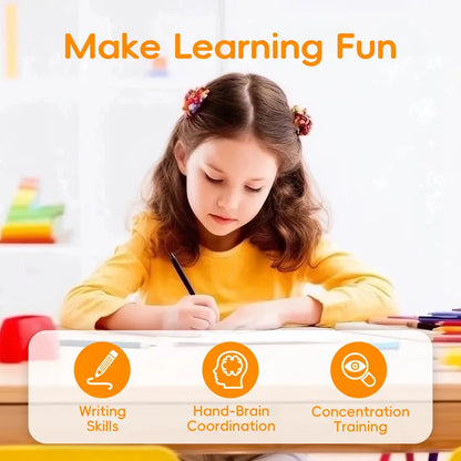 Kids Reusable Writing Workbook, Early Learning Gift