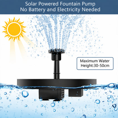 🌞2026 Upgrade 3.5W Solar Birdbath Pump with Color LED Lights💡