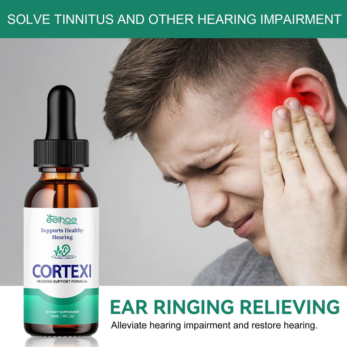 👂 Natural Ear Care & Tinnitus Relief Drops
