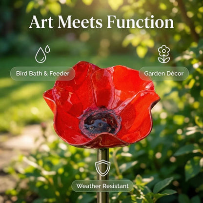 Furongpet™ Handmade Metal Flower Garden Stake Beautiful Outdoor Decor That Never Fades