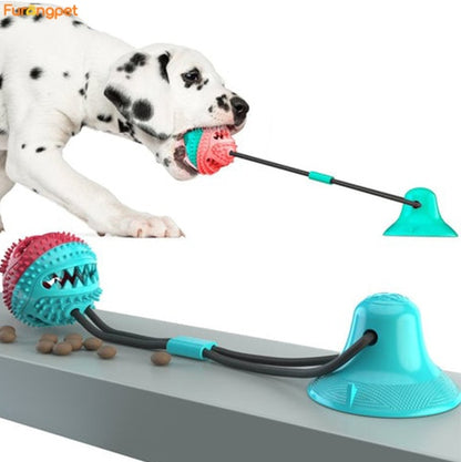 Dog Chew Toy Suction Cup Teeth Cleaner