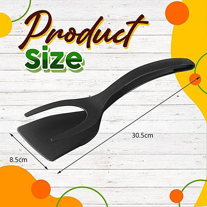 🥩 2-in-1 Spatula Clip – Heat-Resistant Silicone & Non-Slip Handle