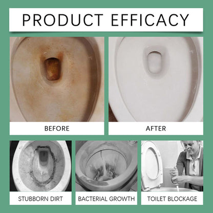 🔬Molecular-Level Cleaning Tech! Oxalic Acid Bathroom Cleaner Dissolves Rust