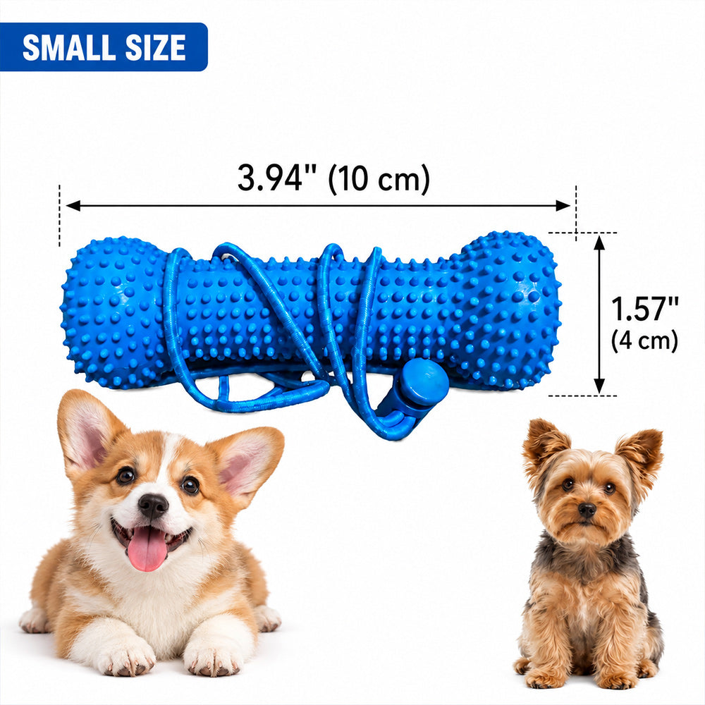 🐶 Adjustable Dog Tooth Cleaning Chew Stick – Durable Rubber Dental Toy for Easy Oral Care