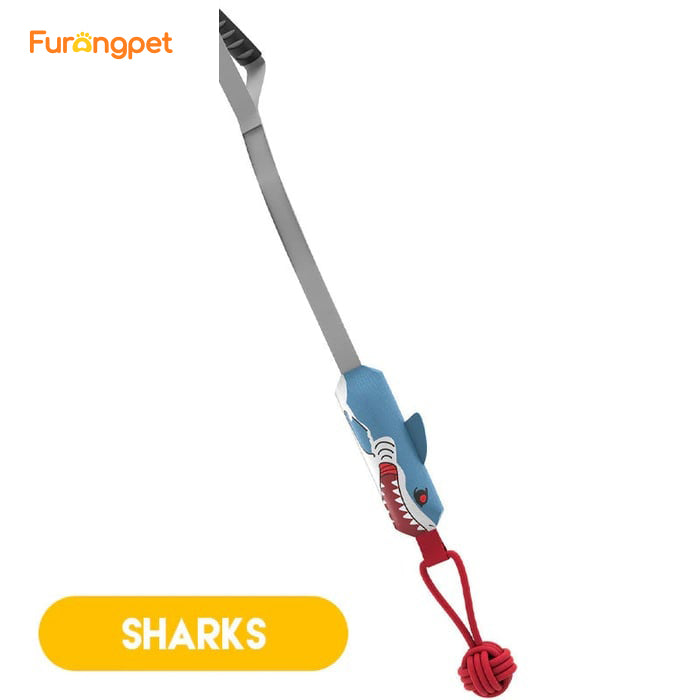 Dog Chew Rope Knot Toy With Handle