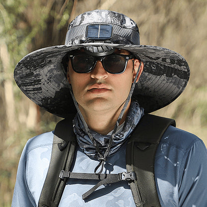 New Ultralight Solar Fan Sun Hat – Lighter Than a Baseball!