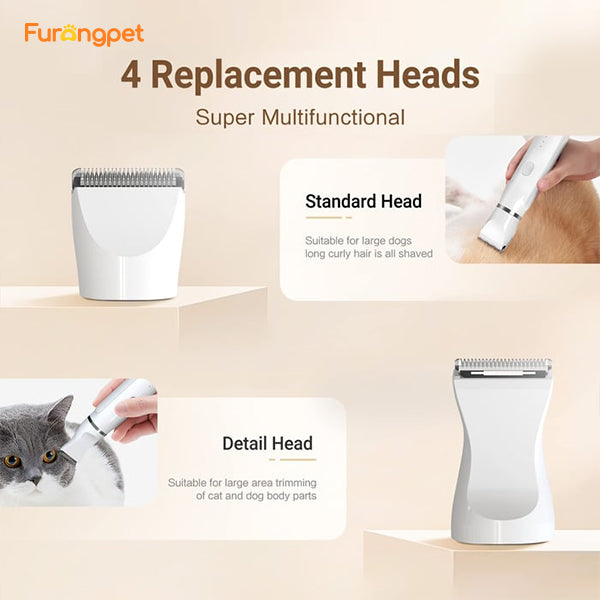 4-in-1 Electric Pet Hair Clipper Grooming Set